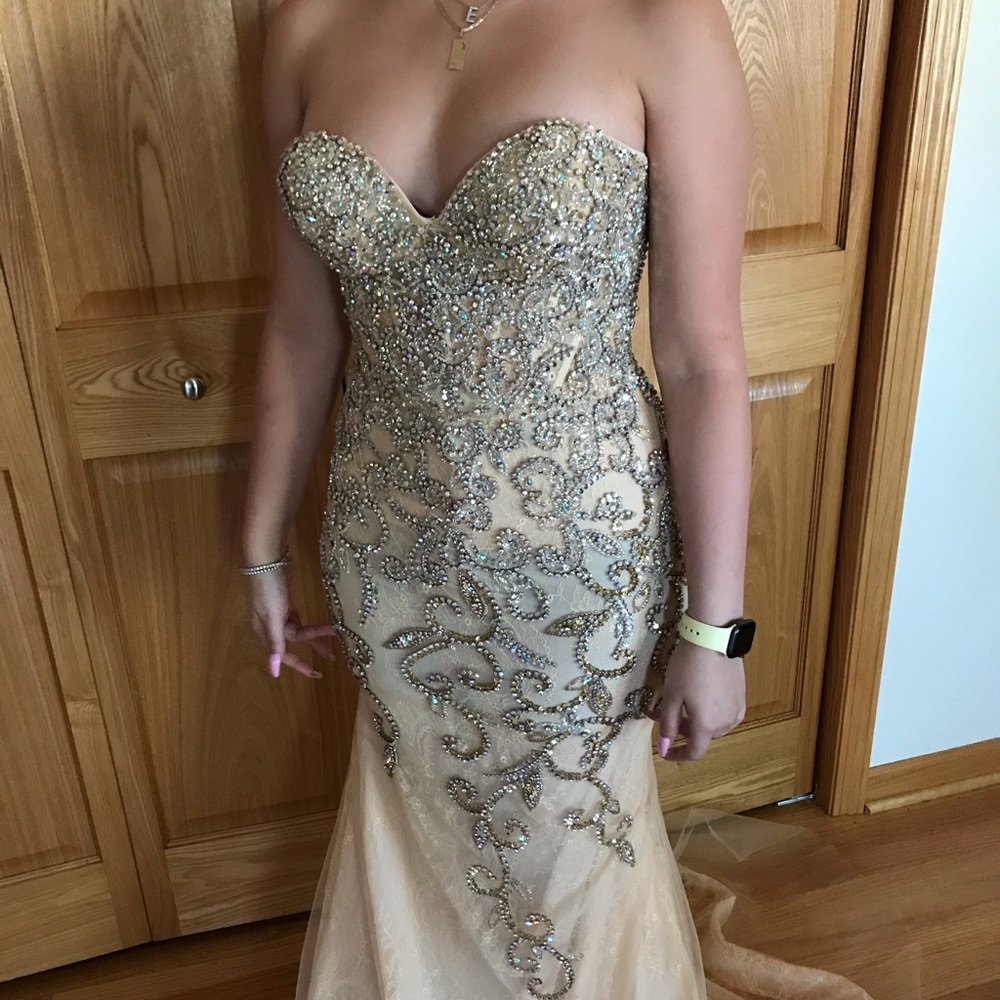 Gorgeous beaded long gown